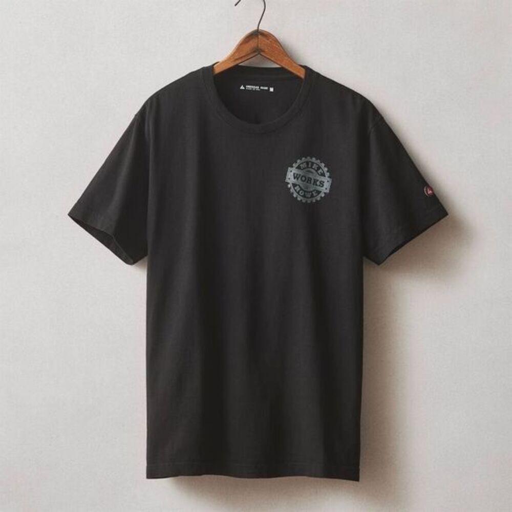 NWOT American‎ Giant Men's Vintage Crew Tee Mike Rowe Black T-Shirt Size L